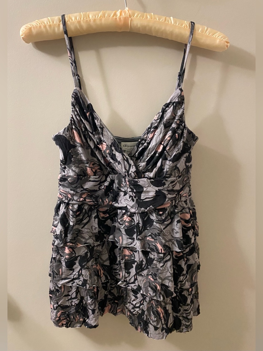 Dynamite Floral Ruffled Top